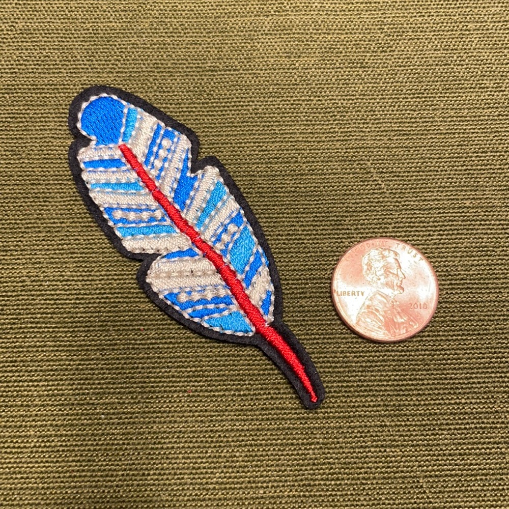 Feather Iron On Patch